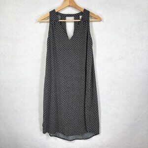 🔥 3/$15 🔥 Old Navy Black White V-Neck Floral Print Lightweight Shift Dress S
